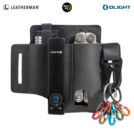 Kit WAVE Plata Leatherman con Linterna ARKFELD UV Olight y Funda EDC. Kit Toho Outdoor