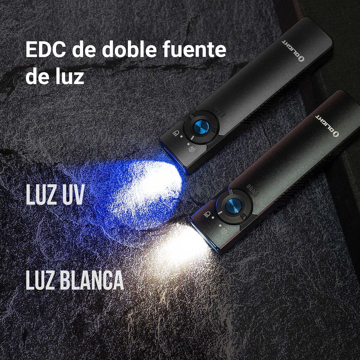 Linterna de Mano Recargable ARKFELD UV Negra Olight Linterna Olight