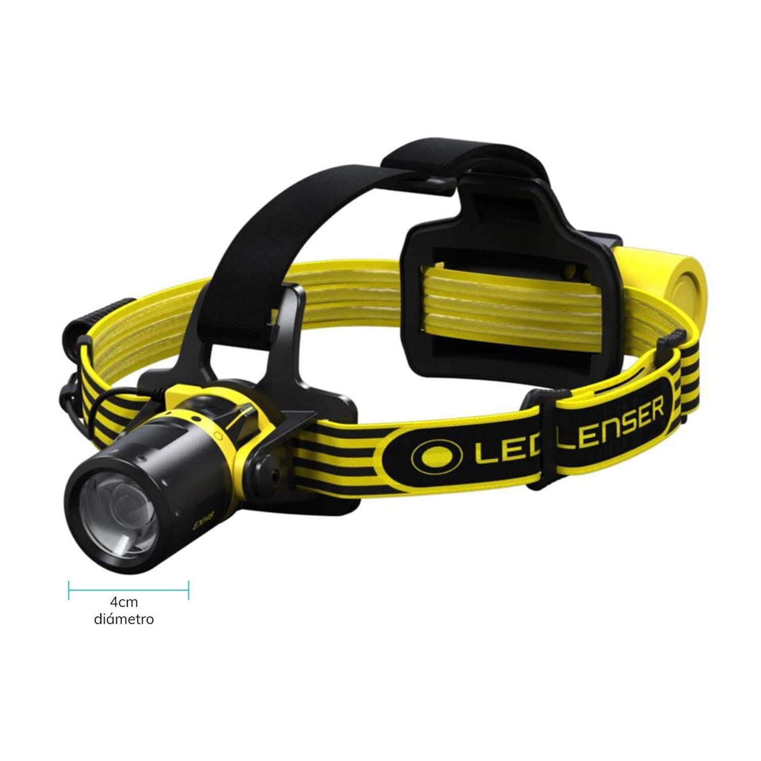 Linterna Antiexplosiva de Cabeza EXH8 Amarilla Ledlenser Ledlenser