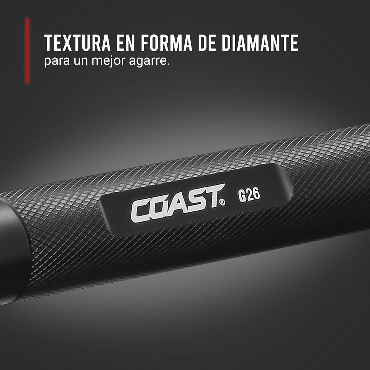 Linterna Dual de Mano G26 Negra Coast Coast