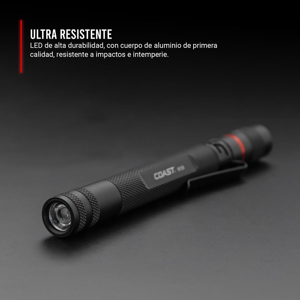 Linterna Dual de Mano HP3R Negra Coast Coast