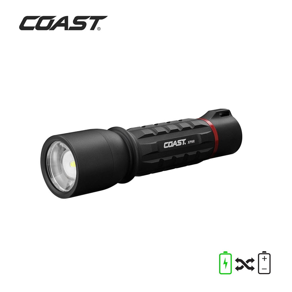 Linterna Dual de Mano XP9R Negra Coast Coast  Linterna Dual de Mano XP9R Negra Coast Coast