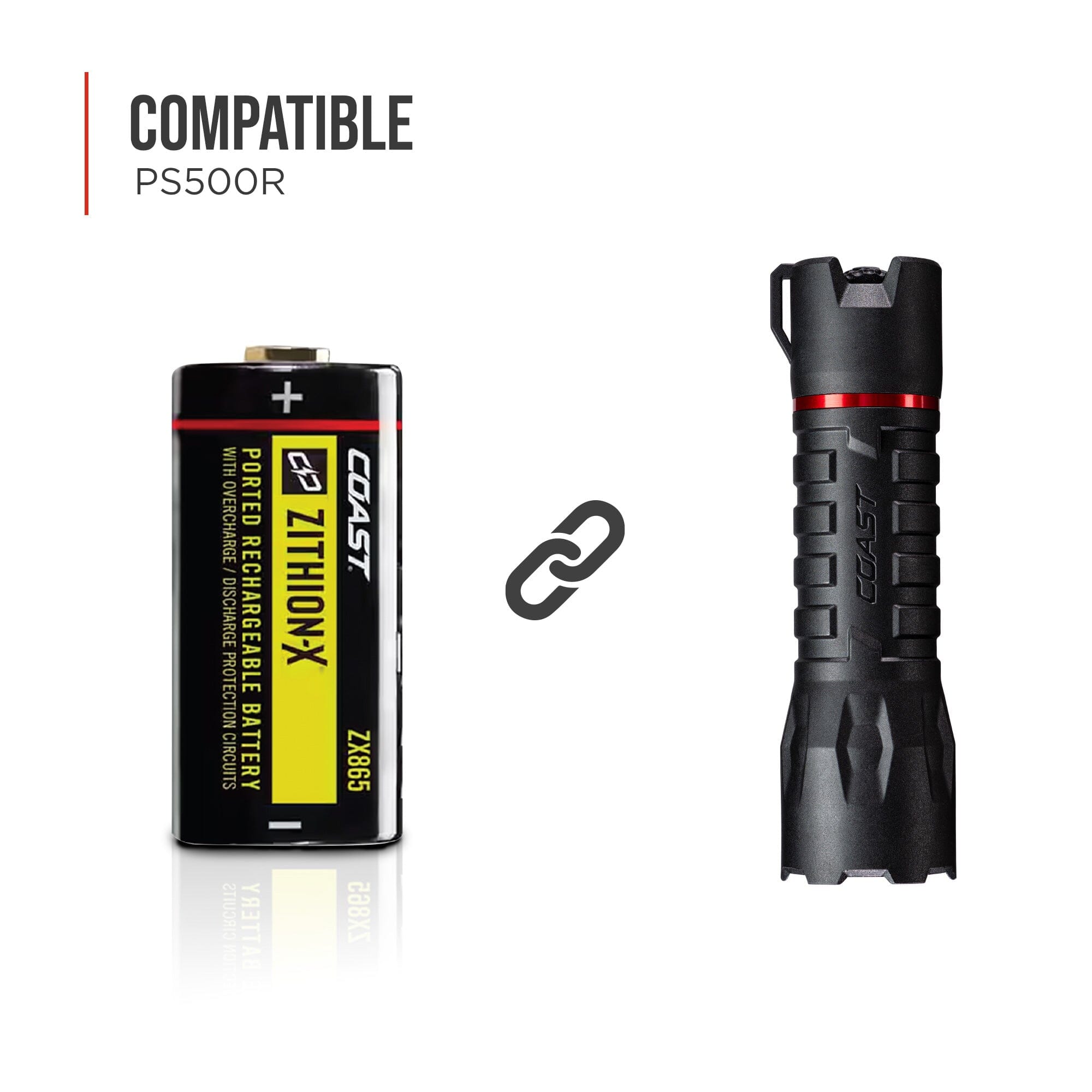 Batería de Litio Recargable ZX865 para PS500R Coast Coast