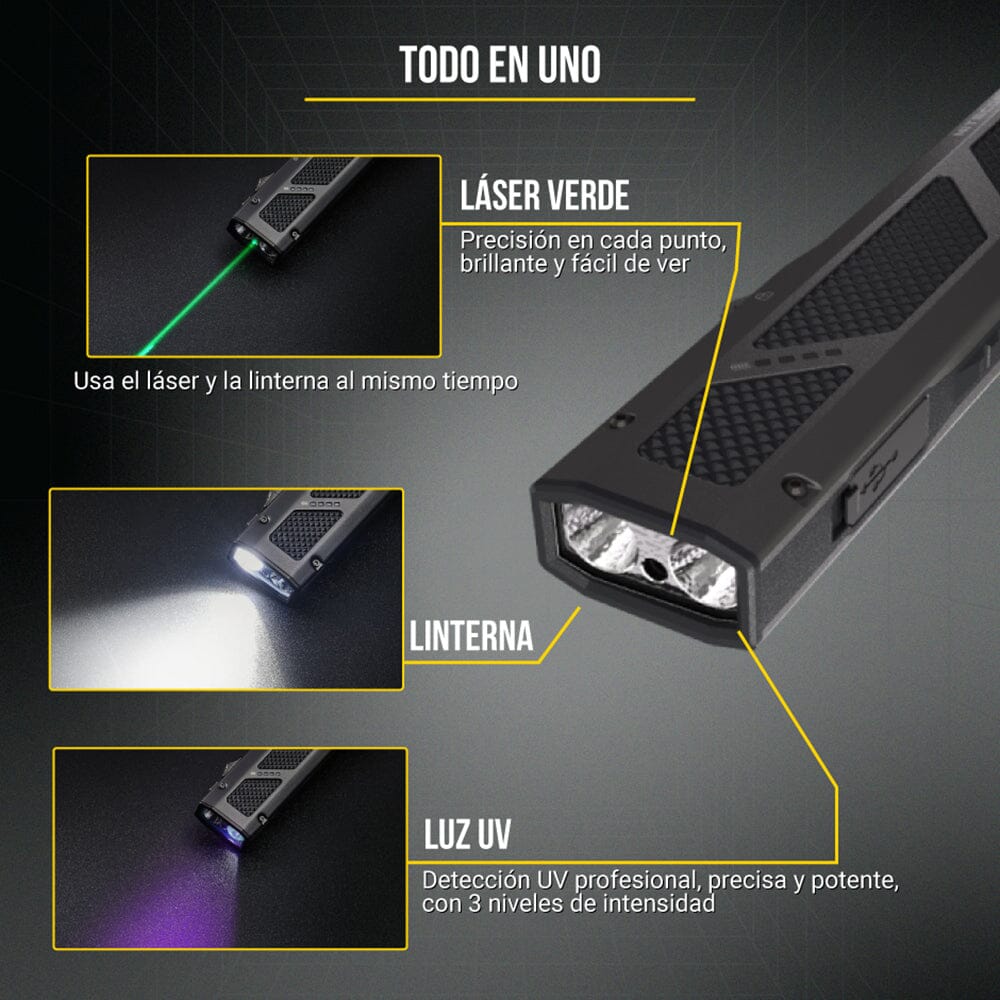 Linterna de Mano EDC17 Negra Nitecore Nitecore