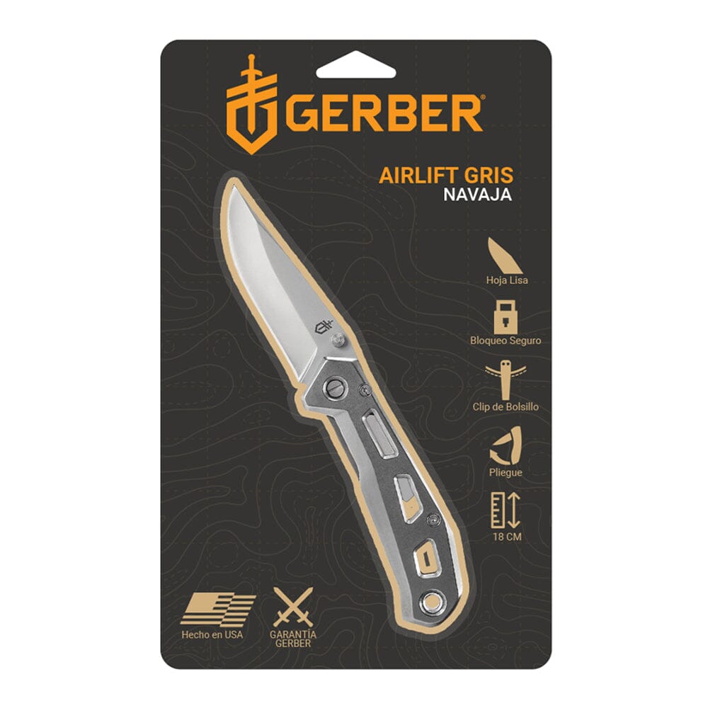 Navaja Lisa Airlift Plateado Gerber Navaja Gerber