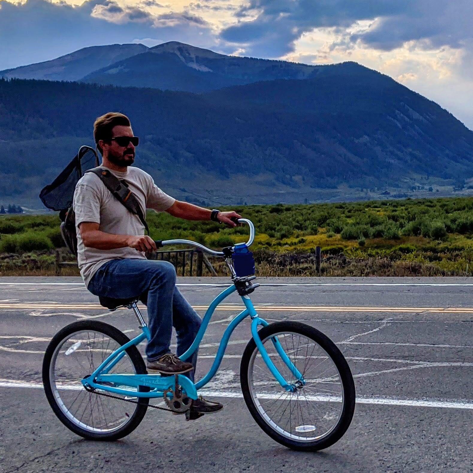 Porta Vasos para Bicicleta Azul Handlestash Handlestash