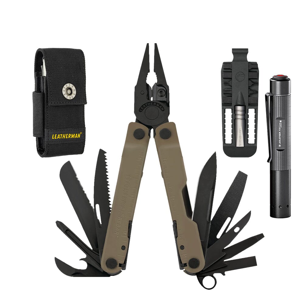 KIT REBAR #1 | Incluye Linterna P2R CORE y Adaptador Leatherman Leatherman
