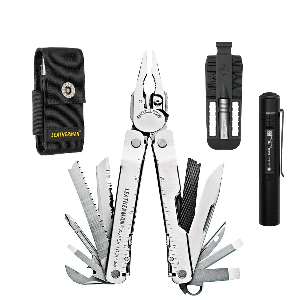 KIT SUPER TOOL 300 #1 | Incluye P2R CORE y Adaptador Leatherman Leatherman