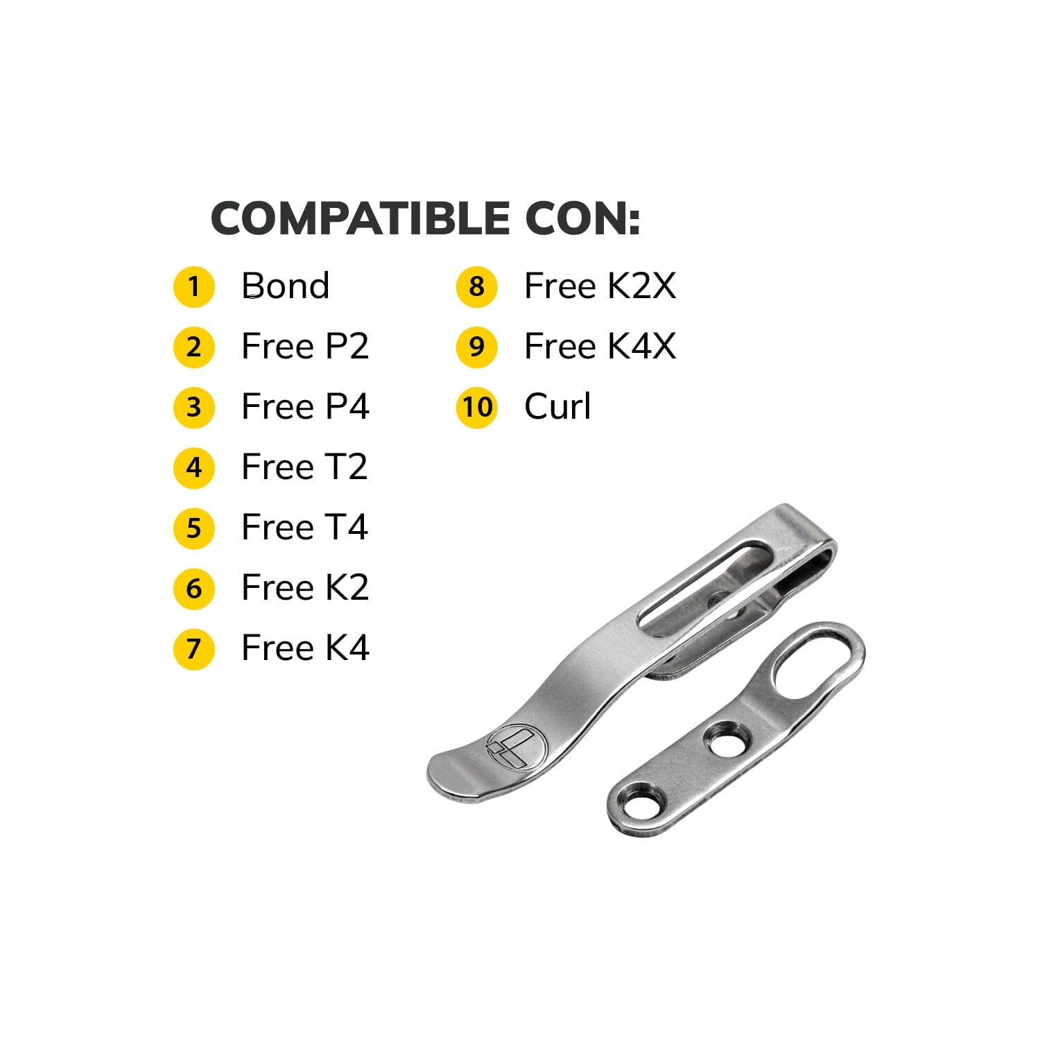 Clip y Aro para Multiherramientas Free Plata Leatherman Leatherman