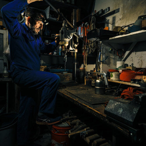 Linterna Recargable de Cabeza H7R WORK Negra Ledlenser Ledlenser