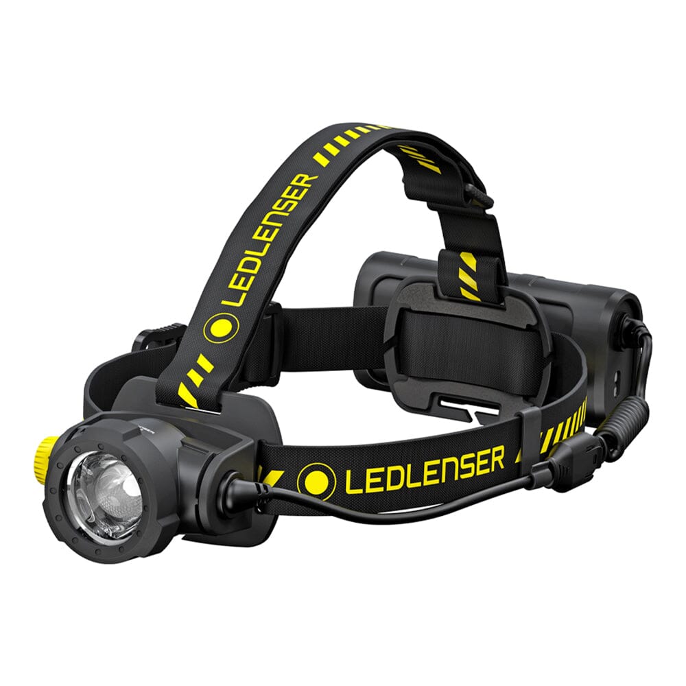 Linterna Recargable de Cabeza H15R WORK Negra Ledlenser Ledlenser