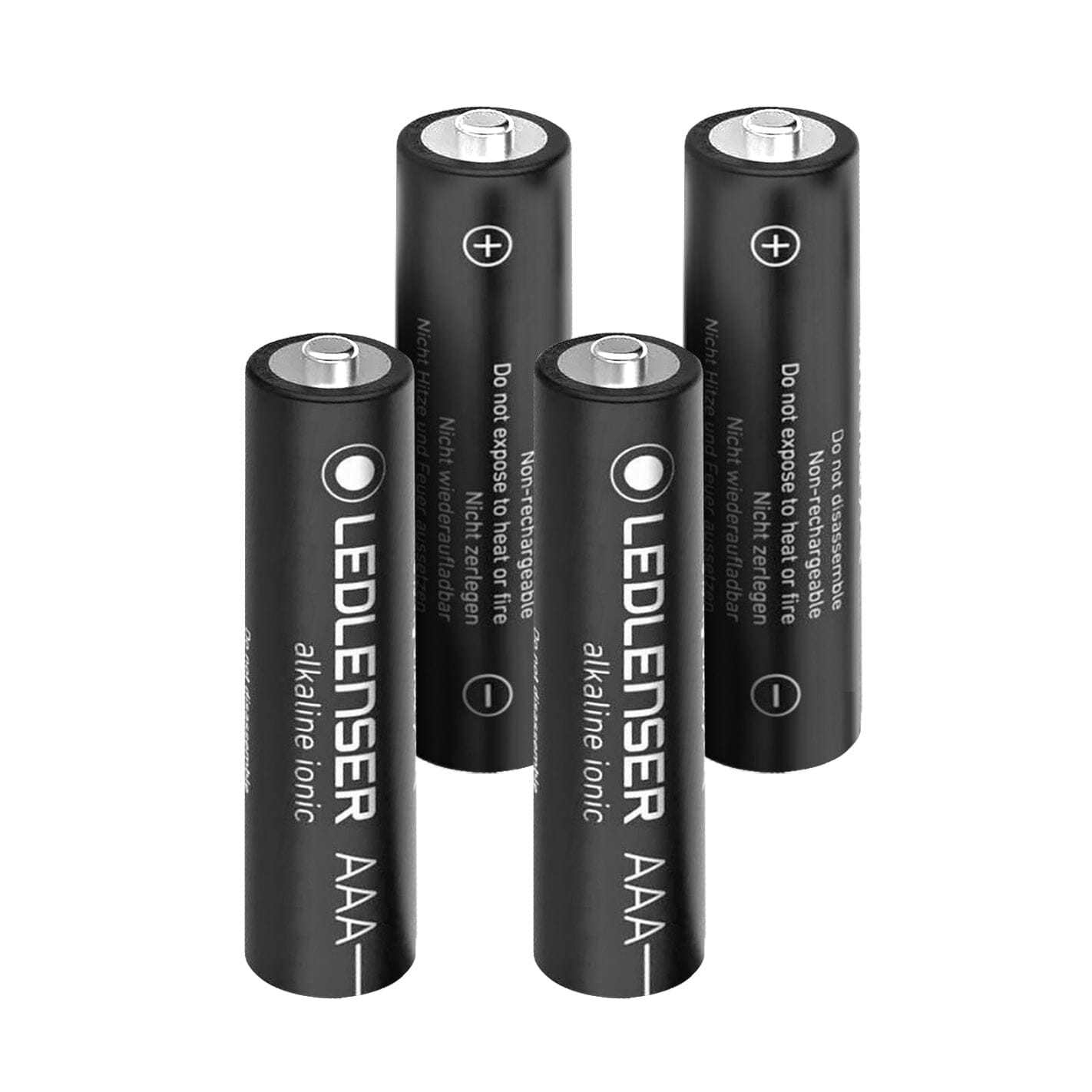 500980 | Paquete 4 Pilas Alcalinas Ledlenser Ledlenser AAA Negro