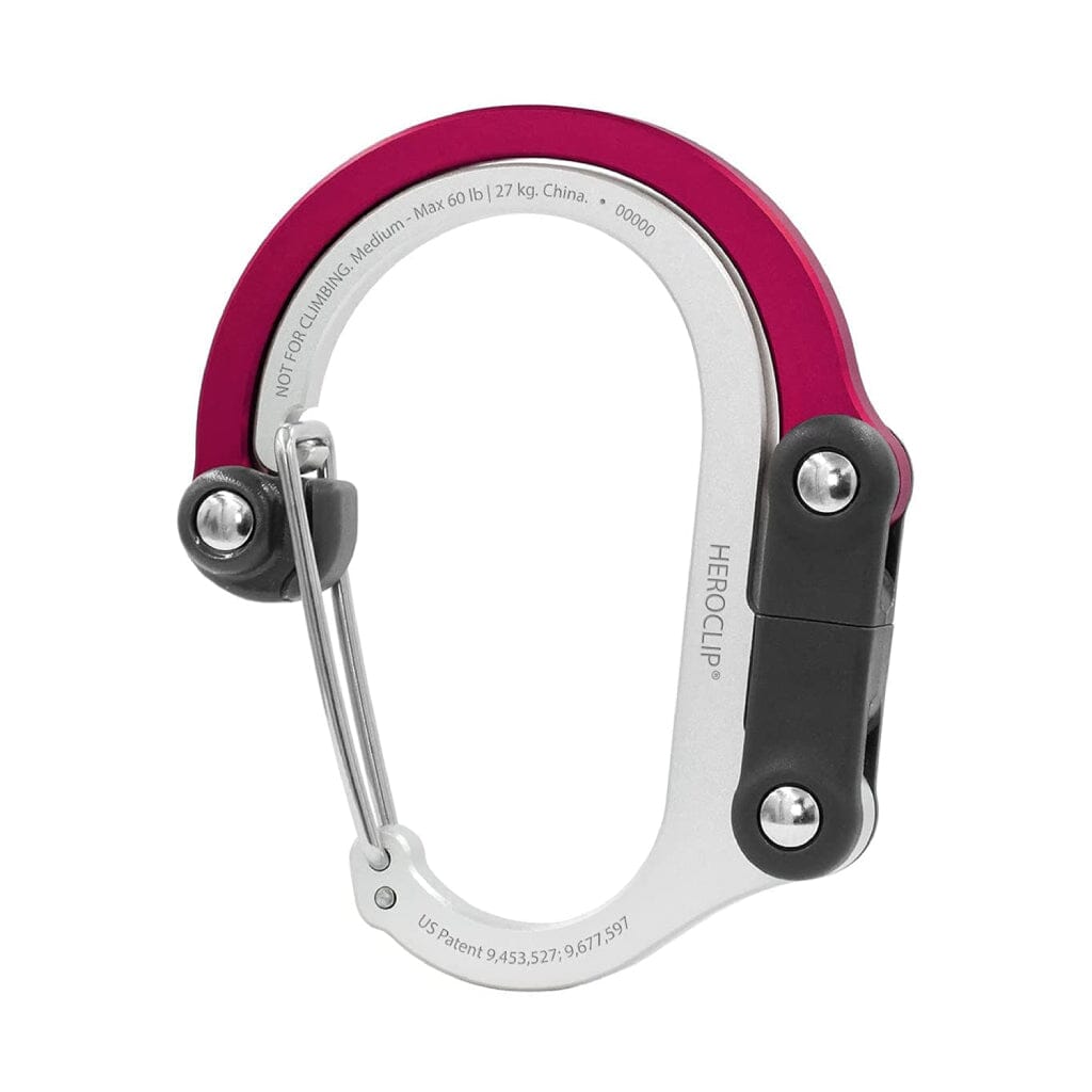 MOSQUETON GIRATORIO HEROCLIP | Mediano Rojo Gear Aid Gear Aid Rojo