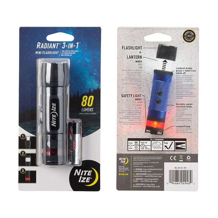 Linterna LED 3 en 1 Negra Nite Ize Nite Ize