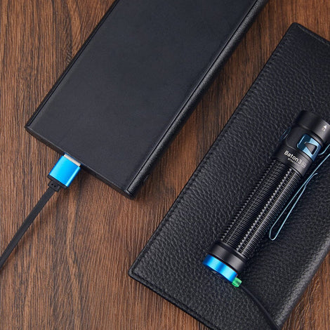 Linterna de Mano Recargable BATON 3 PRO Negra Olight Linterna Olight