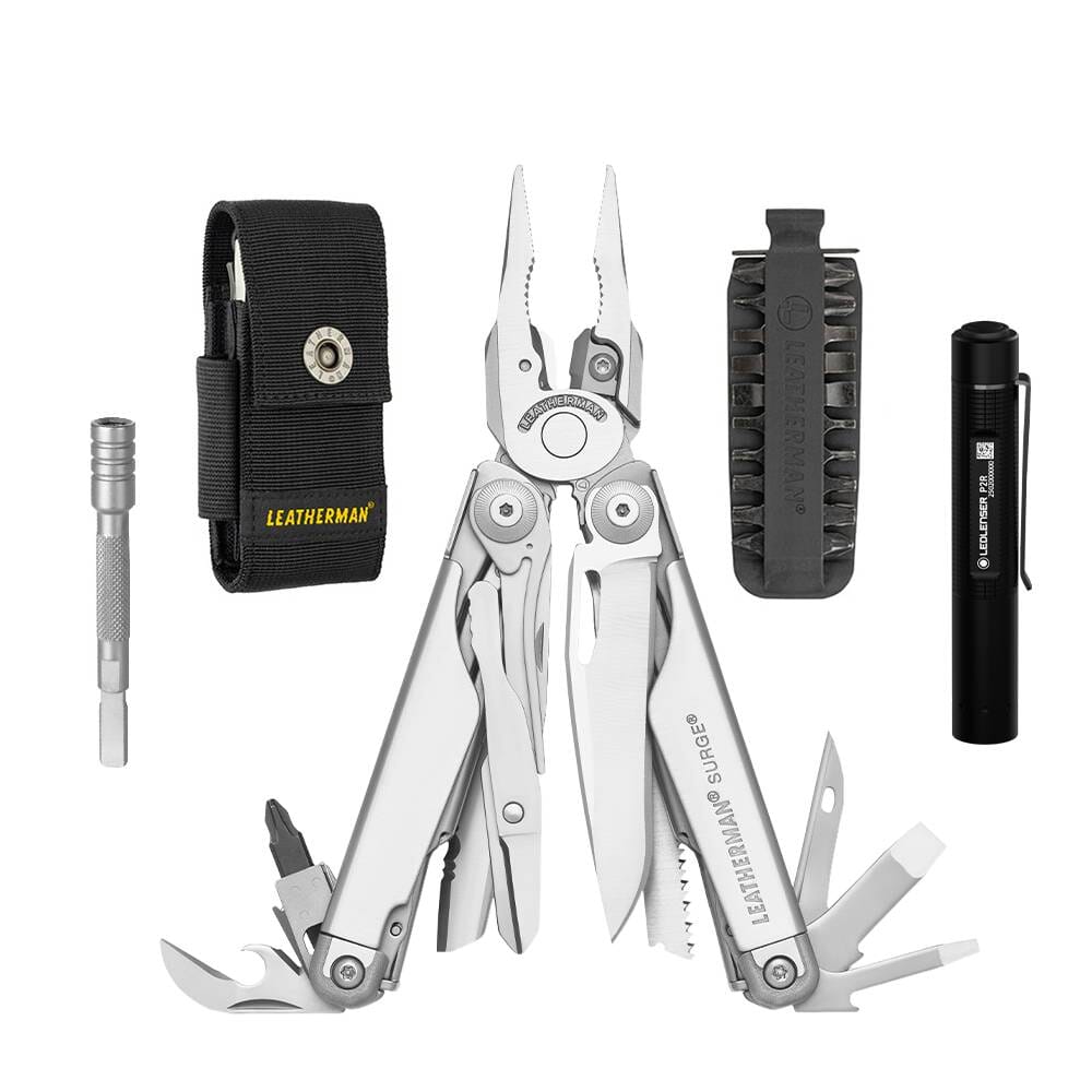 KIT SURGE #2 | Incluye Linterna P2R CORE y Extensión Leatherman Leatherman