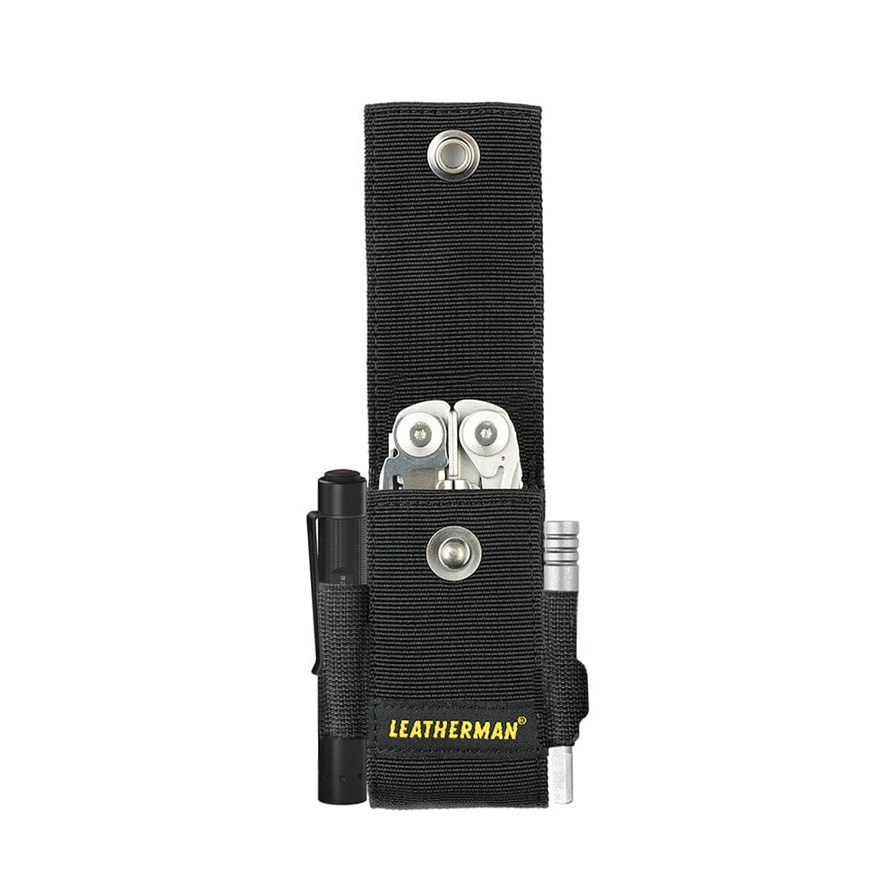 Kit de SURGE Plata Leatherman con Linterna P2R Core Ledlenser y Matraca Leatherman Leatherman México