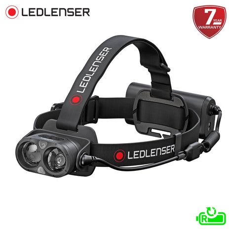 Linterna Recargable de Cabeza H19R CORE Negra Ledlenser Ledlenser