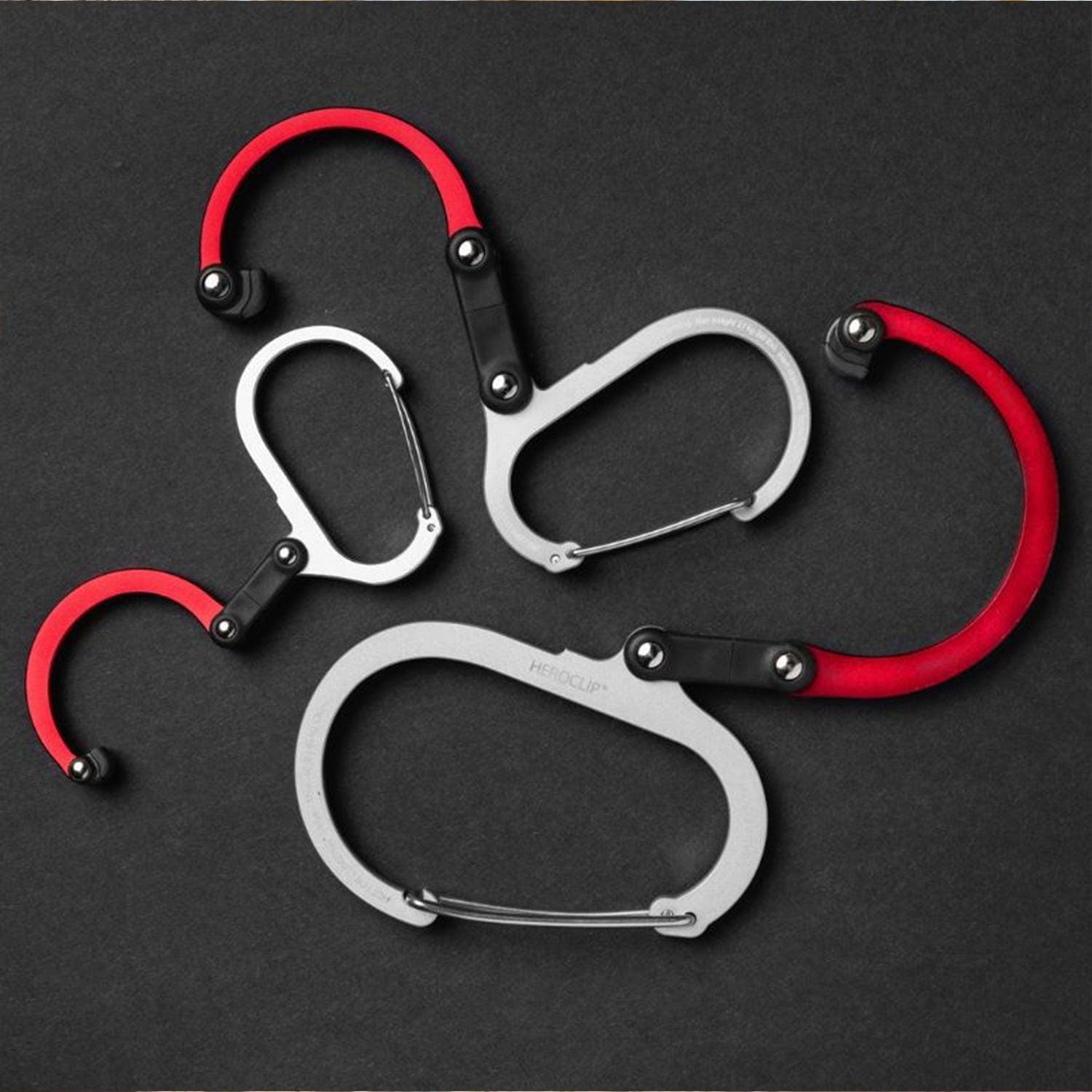 Mosquetón Giratorio Chico HEROCLIP Rojo Gear Aid Gear Aid