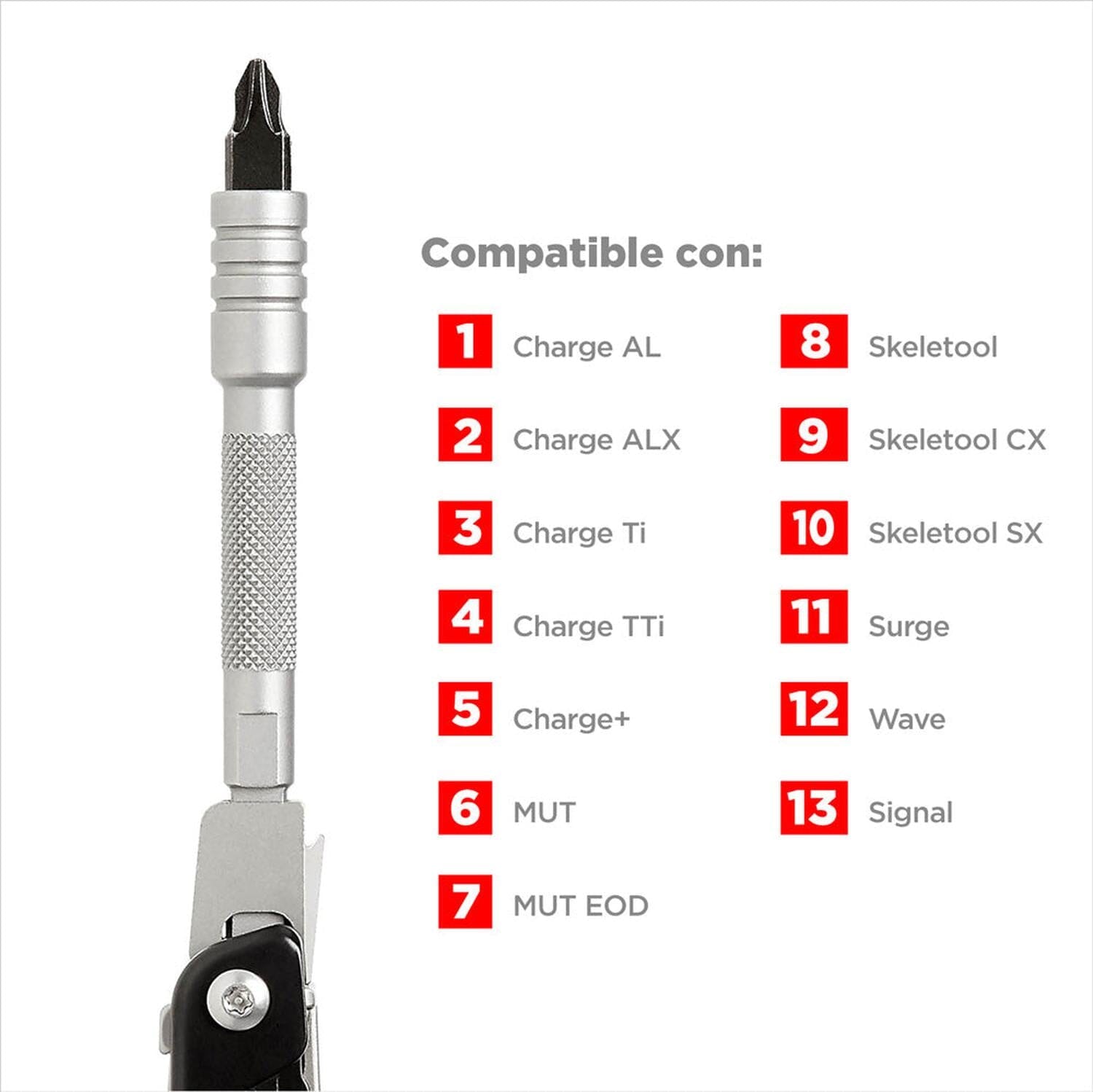 Extensión para Puntas Intercambiables Negra Leatherman Leatherman