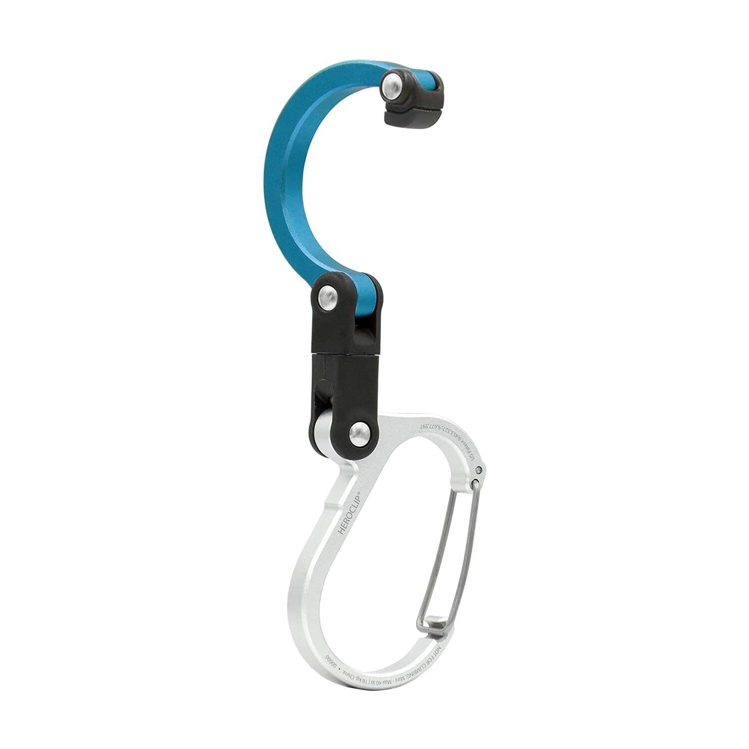 Mosquetón Giratorio Mini HEROCLIP Azul Gear Aid Gear Aid