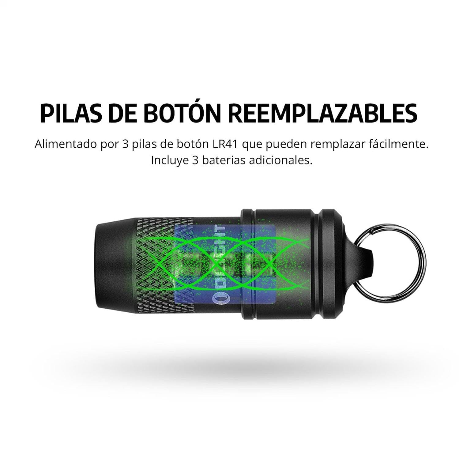 Mini Linterna de Bolsillo IMINI Negra Olight Olight