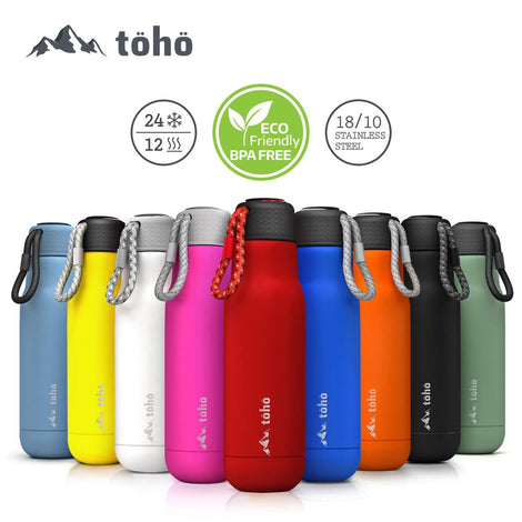 Termo de Acero Inoxidable de 500 ml Negro Toho Outdoor Toho Outdoor