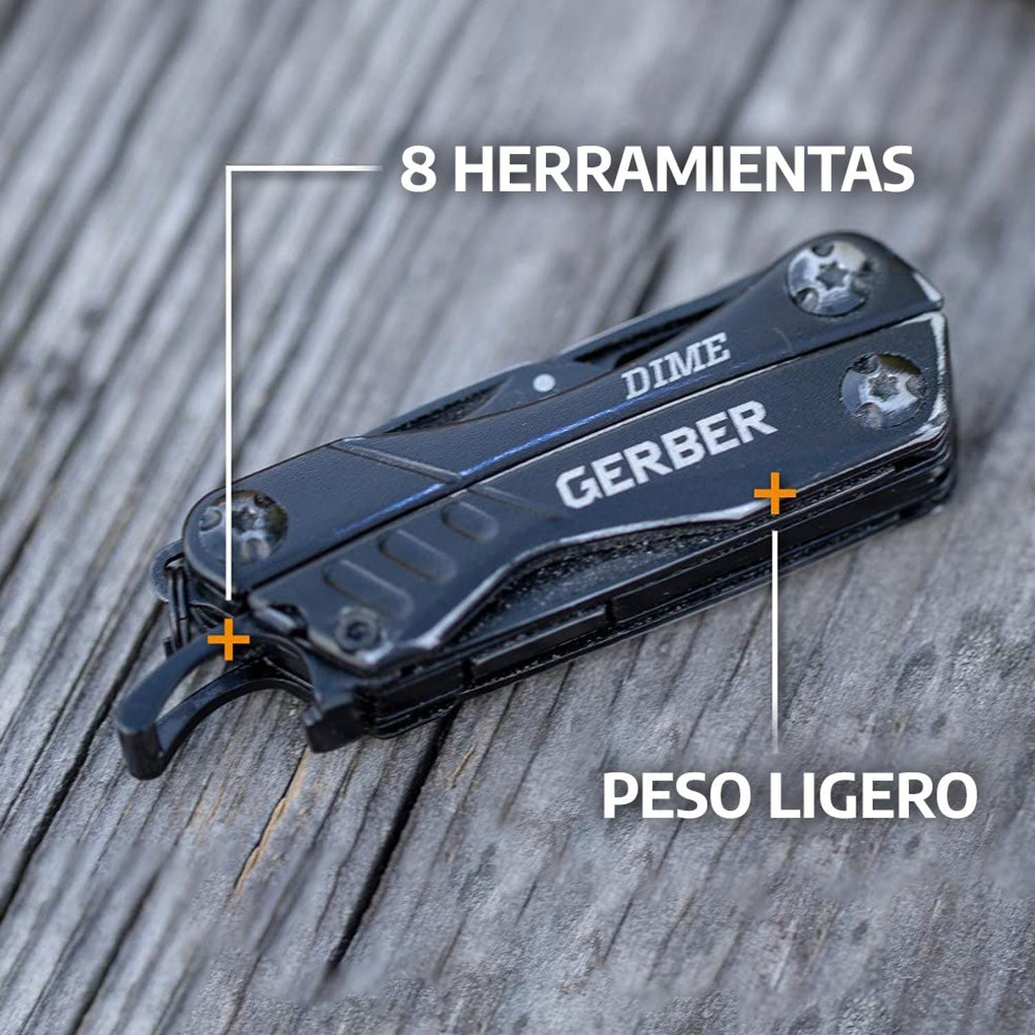 Mini Multiherramienta DIME Negro Gerber Gerber