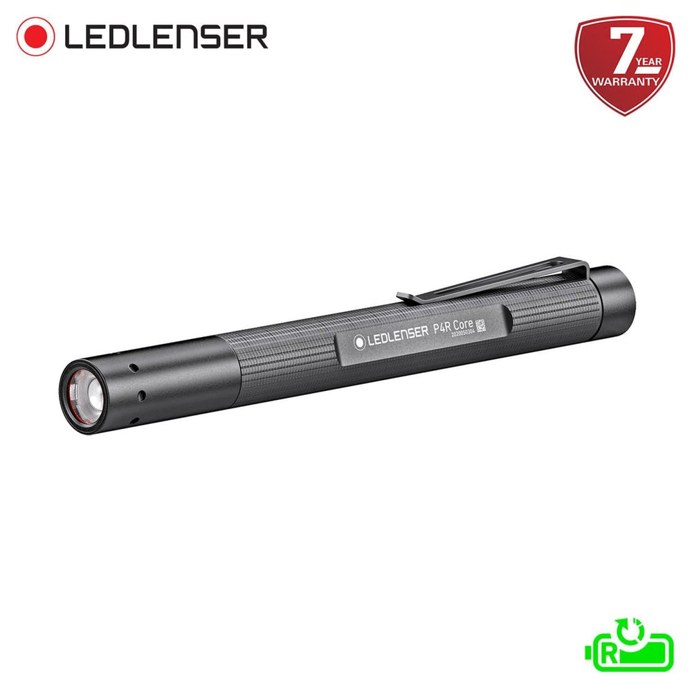 Linterna Recargable de Bolsillo P4R CORE Negra Ledlenser Ledlenser  Linterna Recargable de Bolsillo P4R CORE Negra Ledlenser Ledlenser