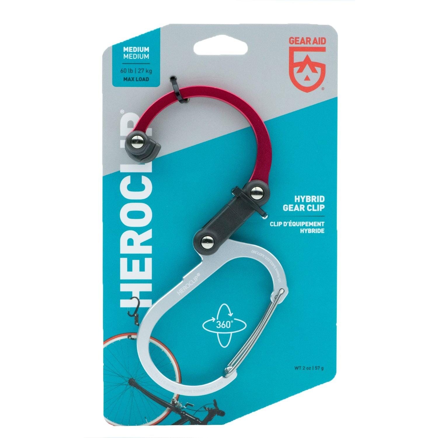 Mosquetón Giratorio Mediano HEROCLIP Rojo Gear Aid Gear Aid