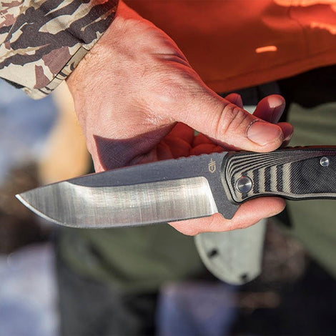 Cuchillo Liso DOWNWIND Negro Gerber Gerber