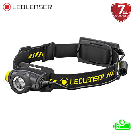 Linterna Recargable de Cabeza H5 WORK Negra Ledlenser Ledlenser