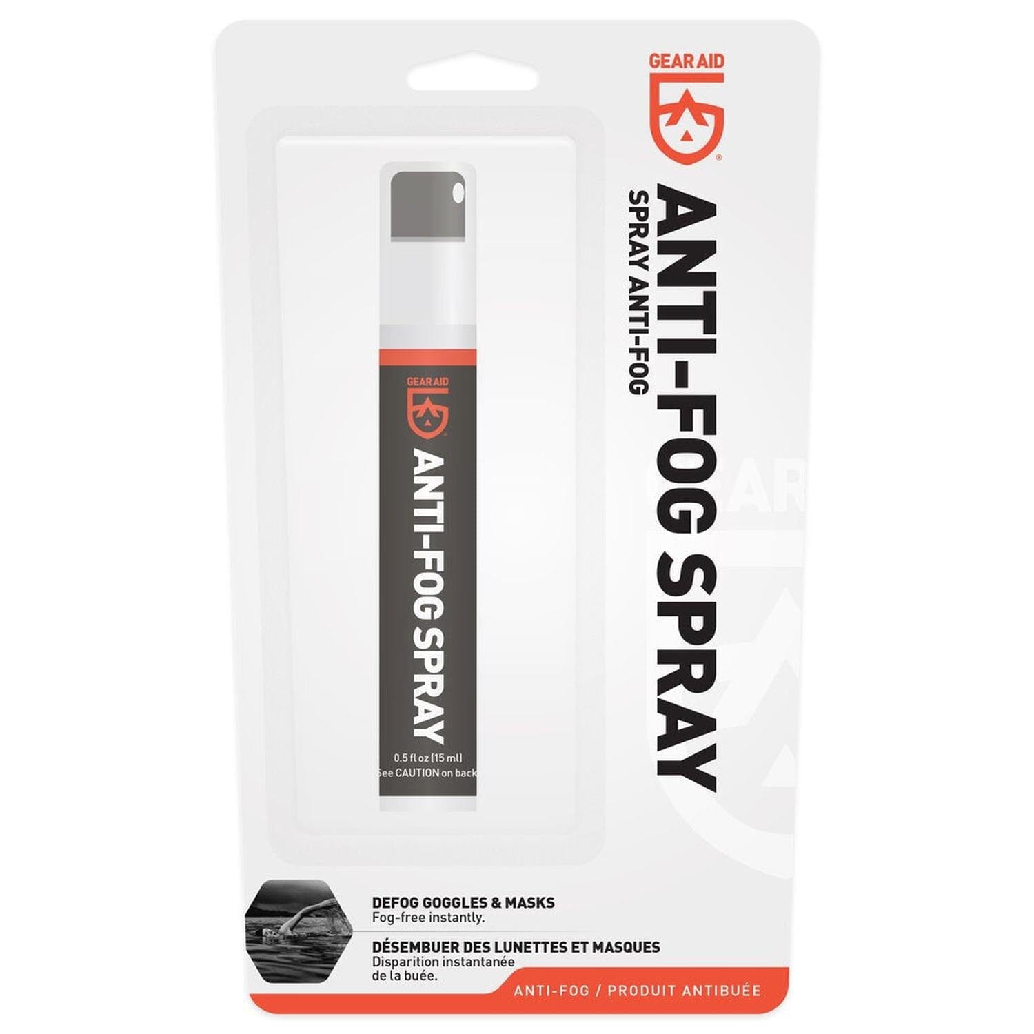Spray Anti Empañante para Lentes Gear Aid Limpiador Gear Aid