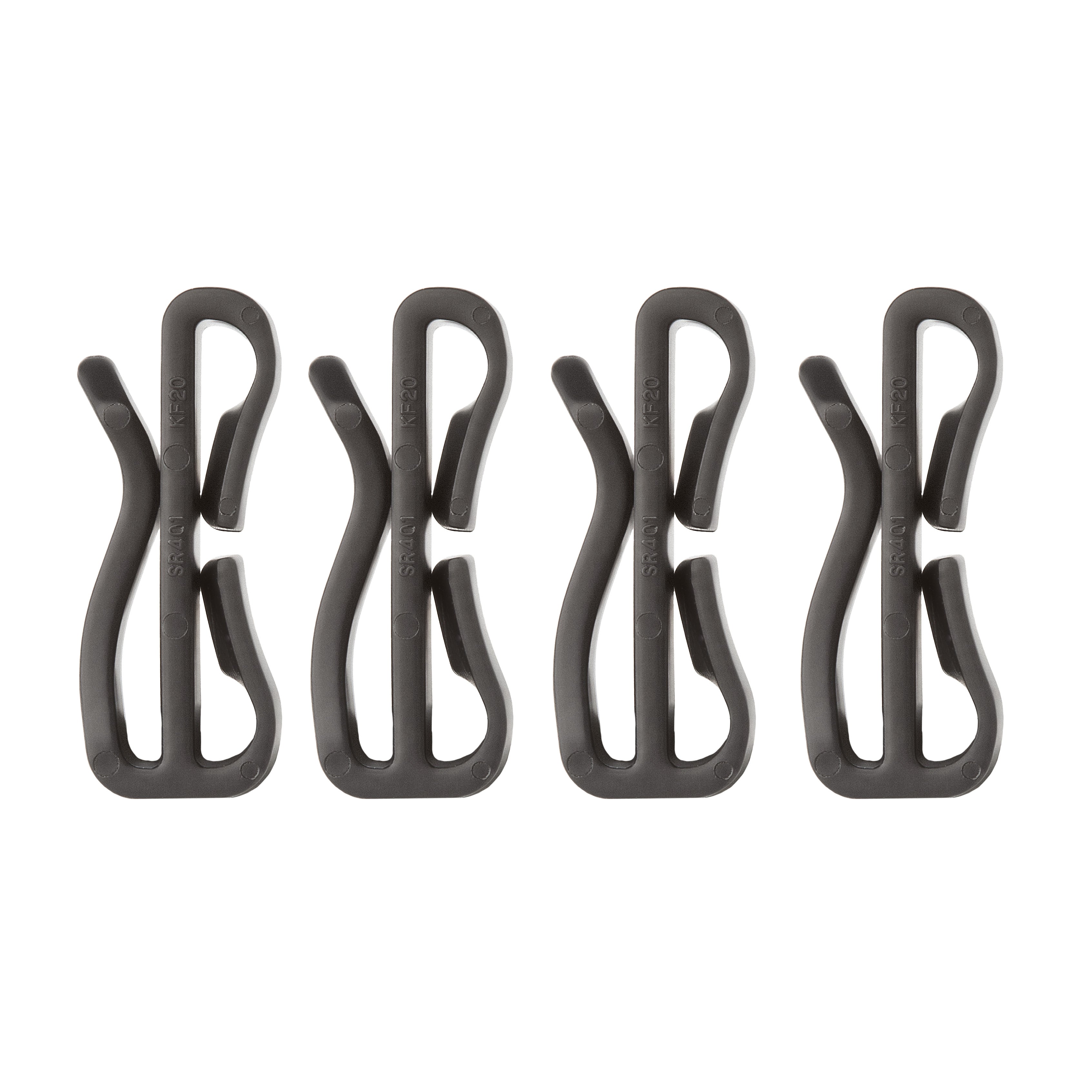 4 CLIPS PARA LINTERNA DE CABAEZA EN CASCO LEDLENSER