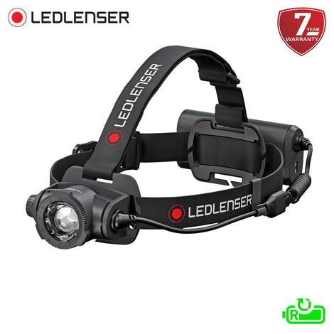 Linterna Recargable de Cabeza H15R CORE Negra Ledlenser Ledlenser