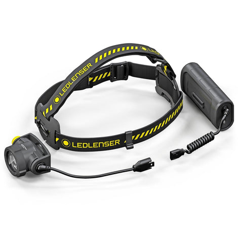 Linterna Recargable de Cabeza H15R WORK Negra Ledlenser Ledlenser