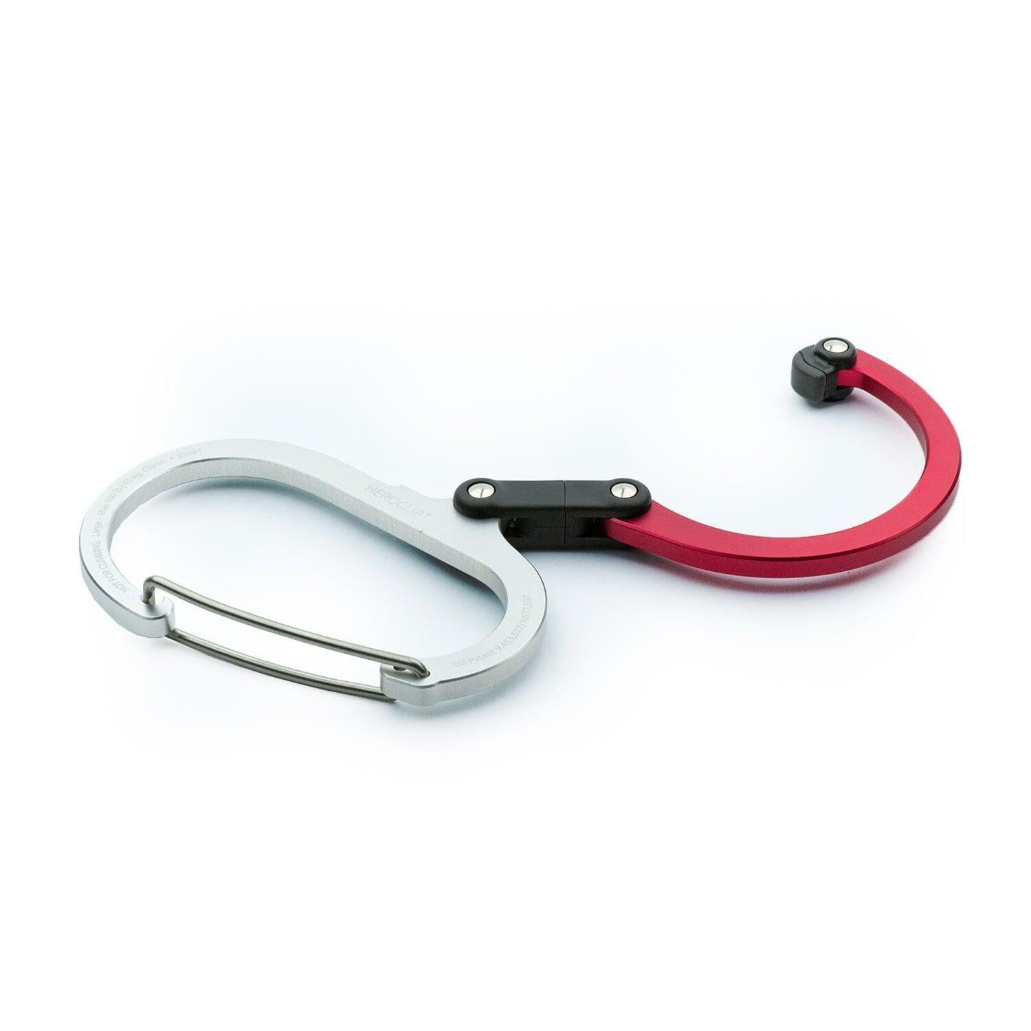 Mosquetón Giratorio Chico HEROCLIP Rojo Gear Aid Gear Aid