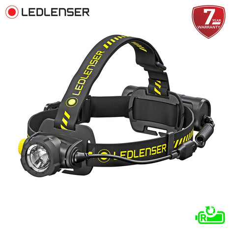 Linterna Recargable de Cabeza H7R WORK Negra Ledlenser Ledlenser