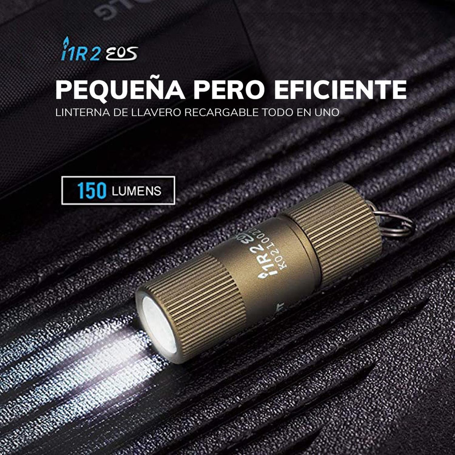 Mini Linterna Recargable de Bolsillo I1R 2 EOS Beige Olight Olight