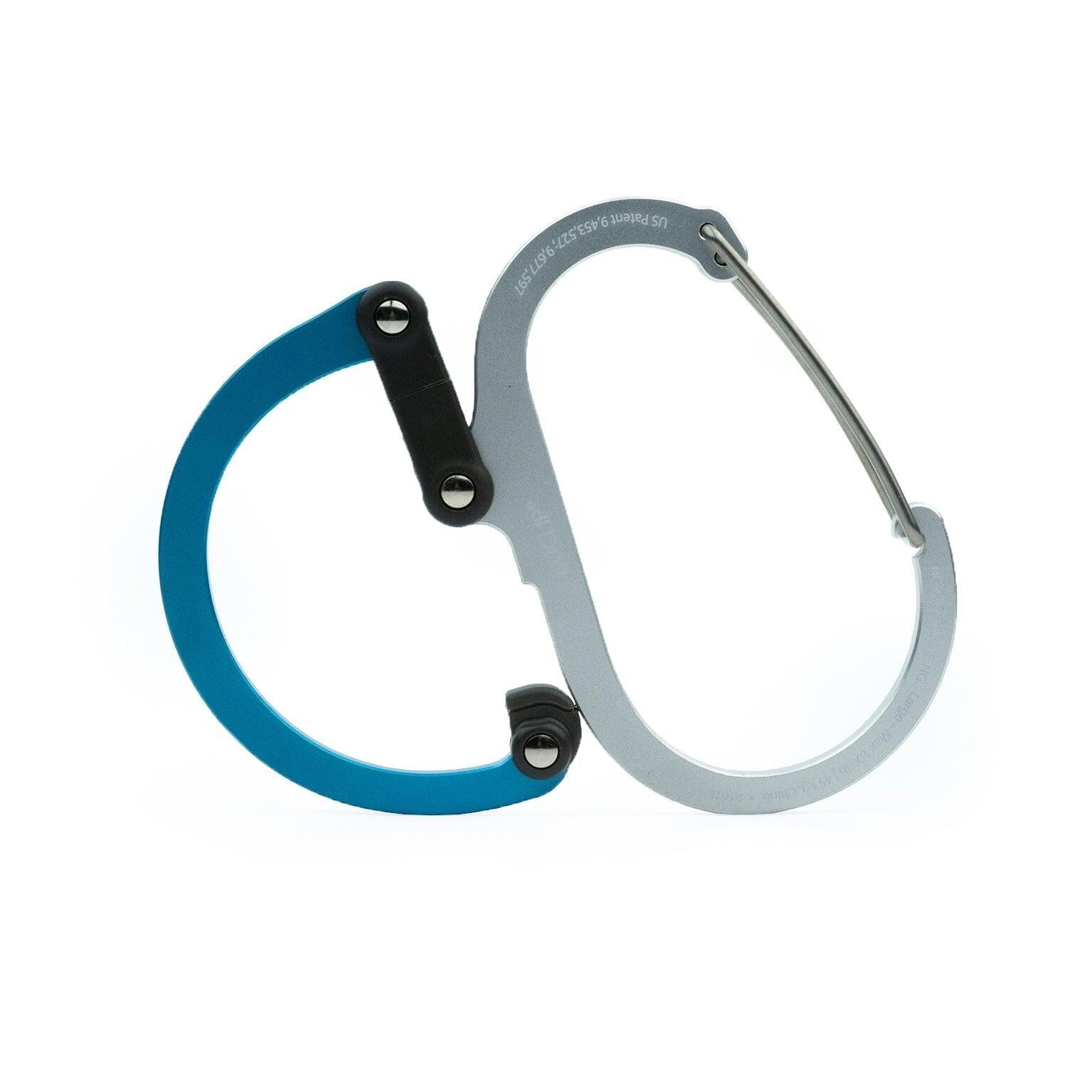 Mosquetón Giratorio Mediano HEROCLIP Azul Gear Aid Gear Aid