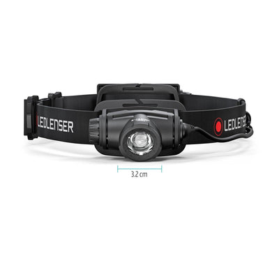 H5R CORE | Linterna de Cabeza  Negra Ledlenser
