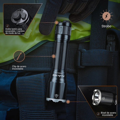 Linterna Táctica TK16 V2 Negra Fénix Linterna Fenix 