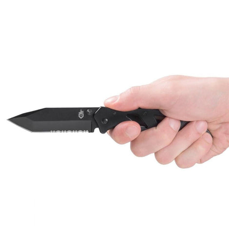 Navaja Combinada PARAFRAME TANTO Negra Gerber