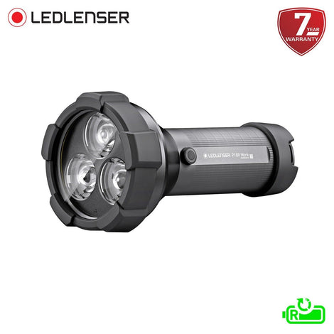 Linterna Recargable de Mano P18R WORK Negra Ledlenser Ledlenser 