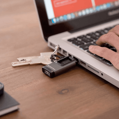 Linterna Recargable de Bolsillo K4R USB Gris Ledlenser Ledlenser 