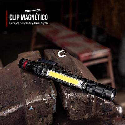 Linterna Dual de Inspección G23 COB Negra Coast Coast 