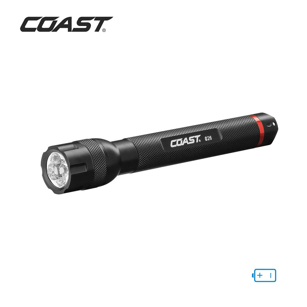 Linterna Dual de Mano G26 Negra Coast Coast 