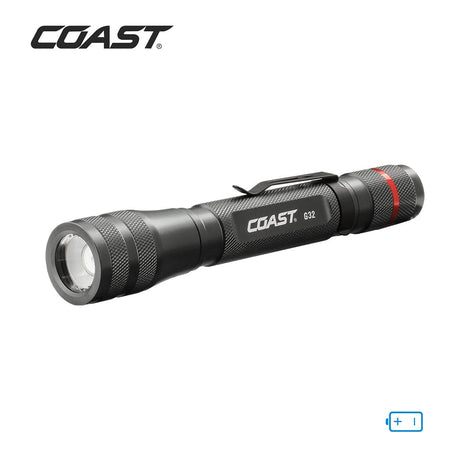 Linterna Dual de Mano G32 Negra Coast Coast 