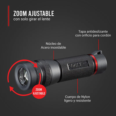Linterna Dual de Mano GX10 Negra Coast Coast 