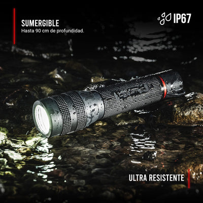 Linterna Dual de Mano GX20 Negra Coast Coast 